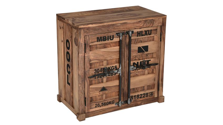 Esstisch Container Sheesham massiv natur 180x90 Wolf Möbel