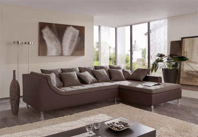 WOHNLANDSCHAFT MORENO, SOFA WEIß GRAU, NEU & OVP  